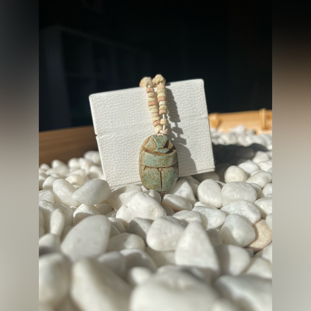 Scarab Beetle Necklace
